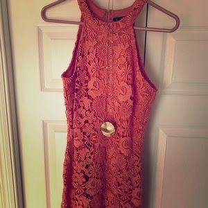 Lulus floral lace dress